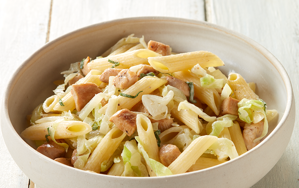 Recette pour Wok végane aux nouilles soba, tempeh et chou pointu